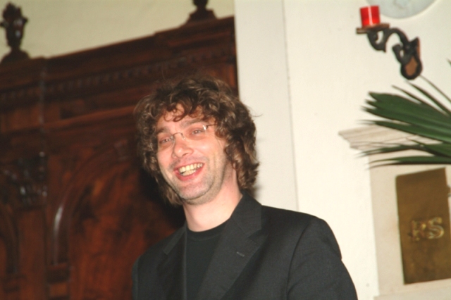 Marco Vincenzi - organista, dopo un concerto